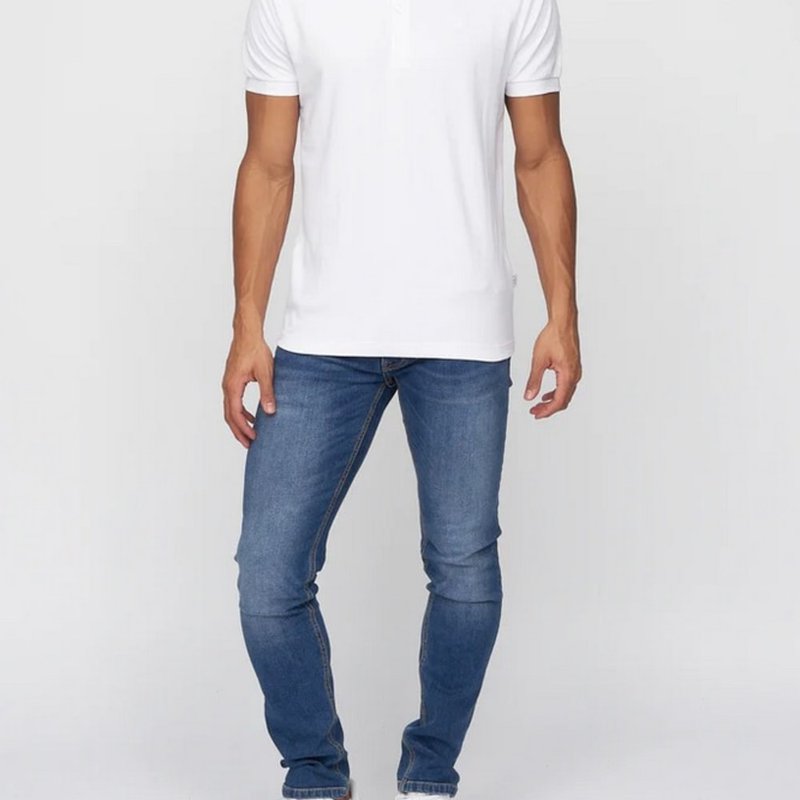 Duck And Cover Mens Jantal Polo Shirt In White