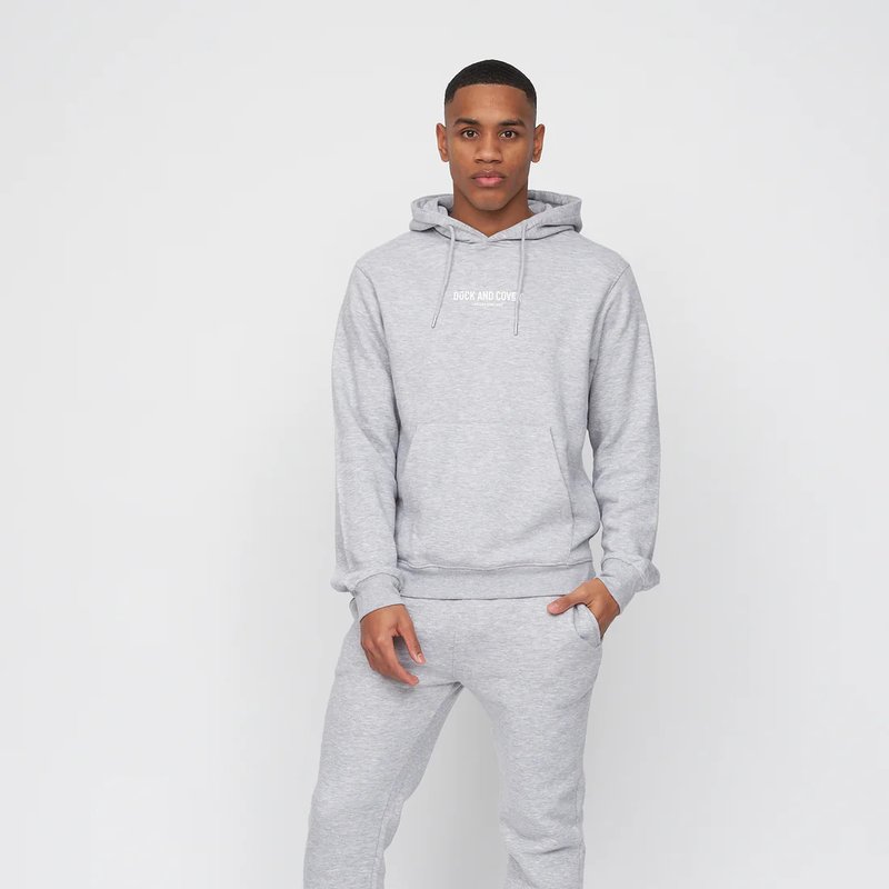 Duck And Cover Mens Matchforth Hoodie And Joggers Set In Grey