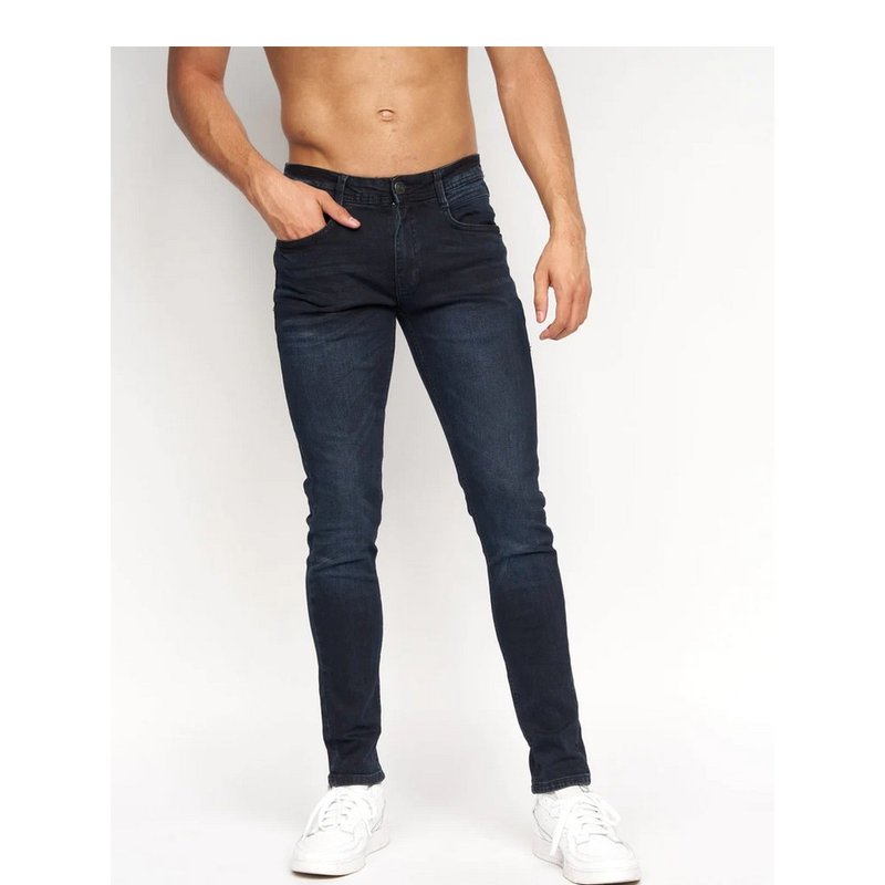 Duck And Cover Mens Maylead Slim Jeans In Blue
