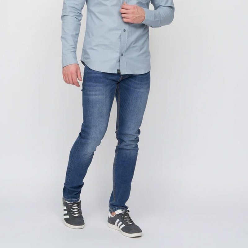Duck And Cover Mens Melmoore Shirt In Blue