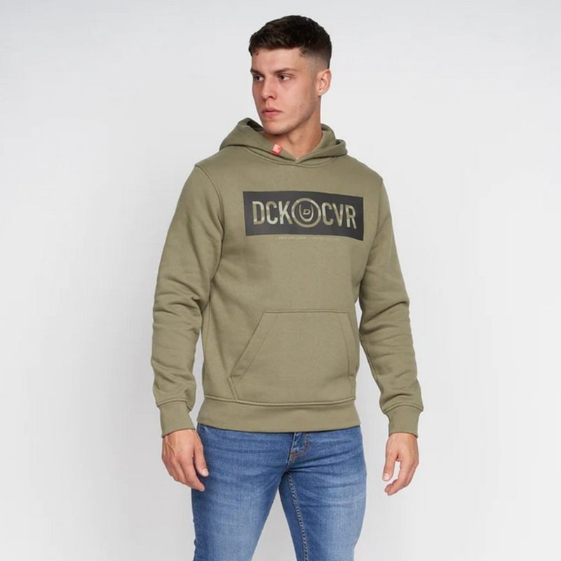 Duck And Cover Mens Quantour Hoodie In Green