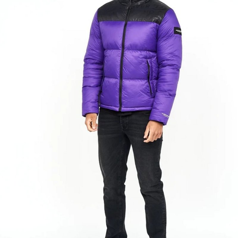 Duck And Cover Mens Synmax 2 Quilted Jacket In Purple