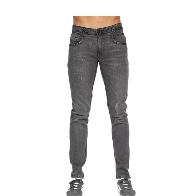 Duck And Cover Mens Tranfold Slim Jeans In Grey