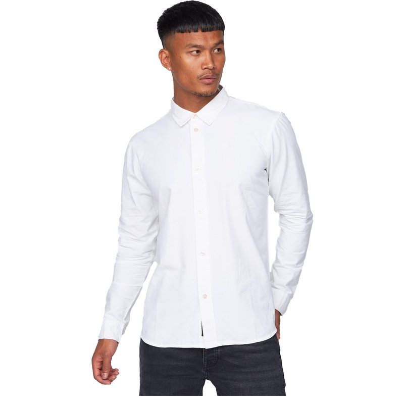 Duck And Cover Mens Yuknow Shirt In White