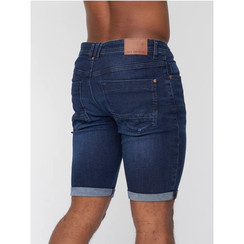 Shop Duck And Cover Mens Zeki Shorts In Blue