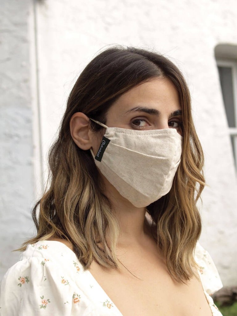 Reusable Fabric Mask (Natural)