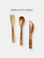 Reusable Wooden Cutlery Set (Compact)