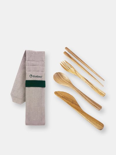 Duebest Reusable Wooden Cutlery Set (Original) product