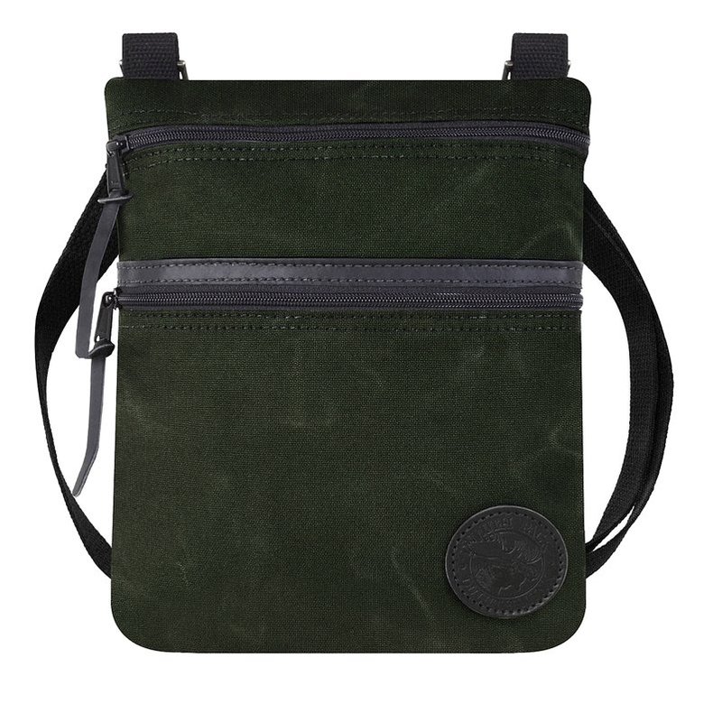 Duluth Pack Traverse Crossbody Bag In Wax Olive Drab