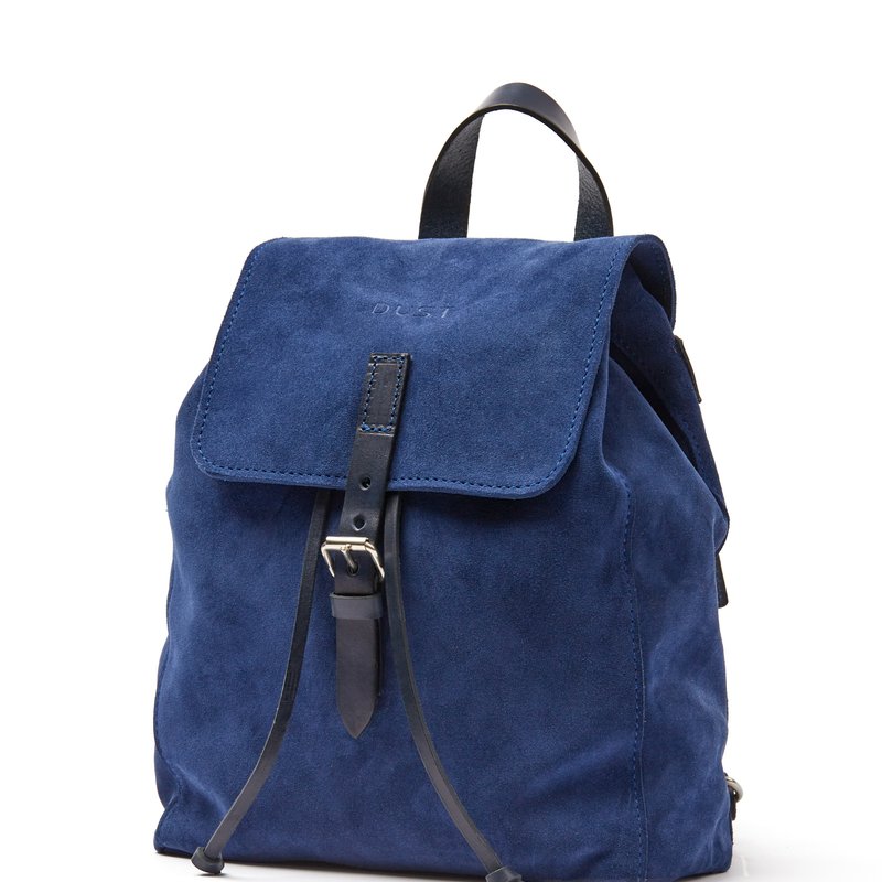 The Dust Company Leather Backpack Blue Venice Collection