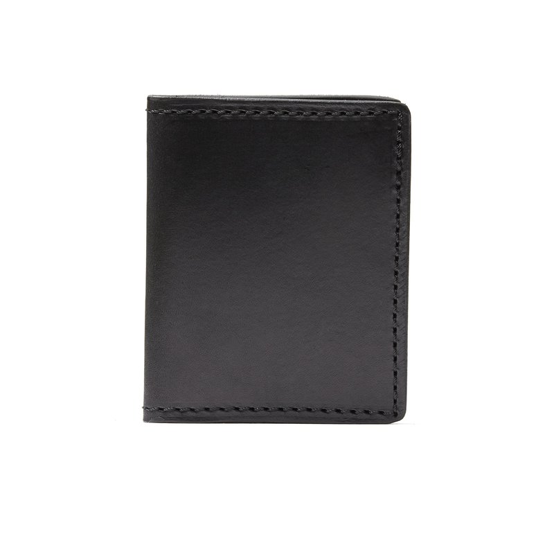 The Dust Company Leather Cardholders In Cuoio Black New York Style