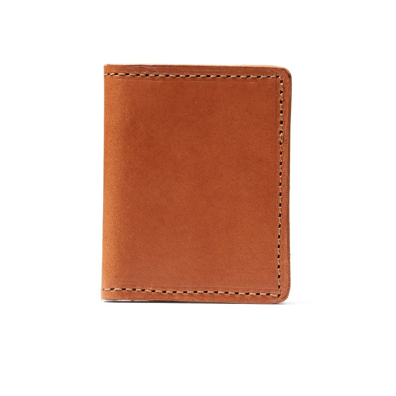 The Dust Company Leather Cardholders In Cuoio Brown New York Style