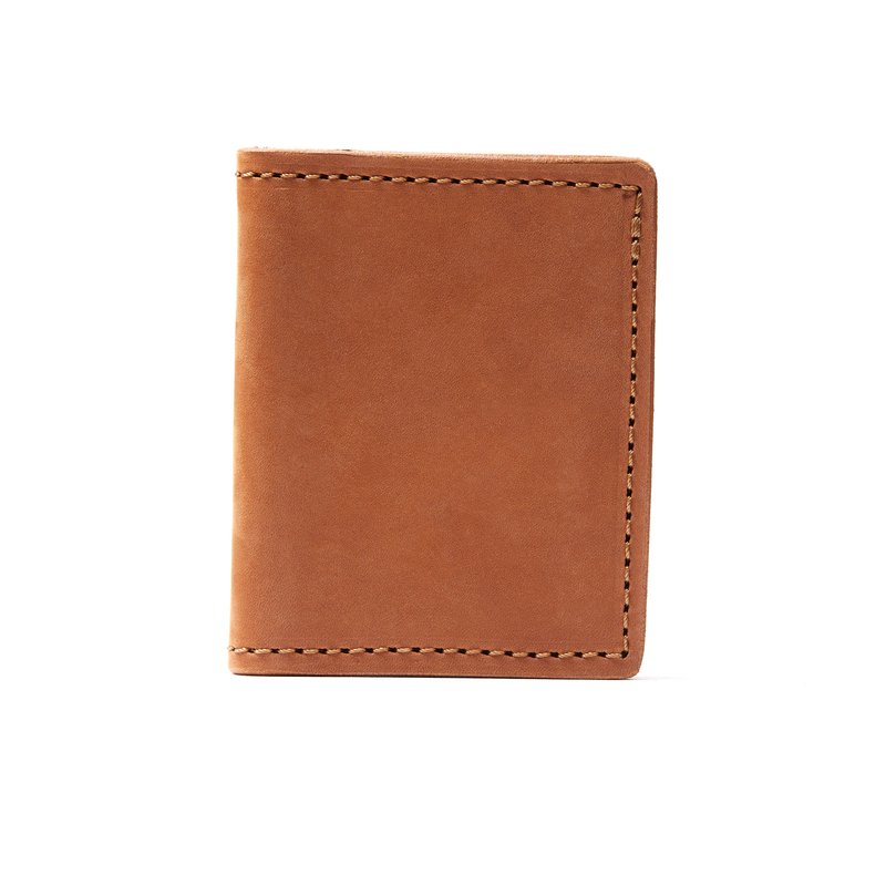 The Dust Company Leather Cardholders In Heritage Brown New York Style