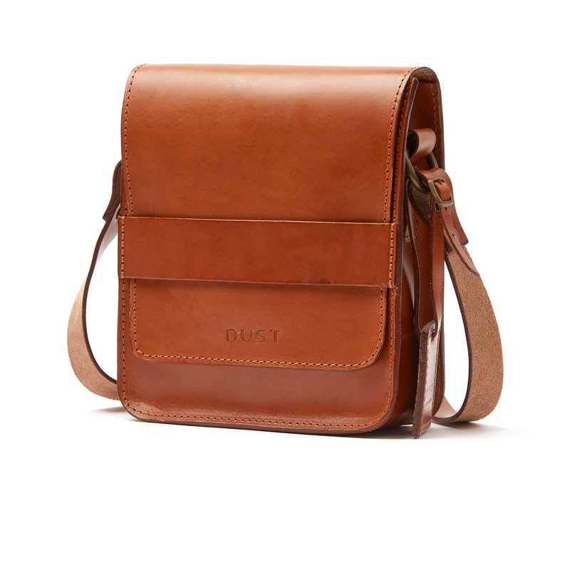 The Dust Company Leather Messenger Brown Camden Collection