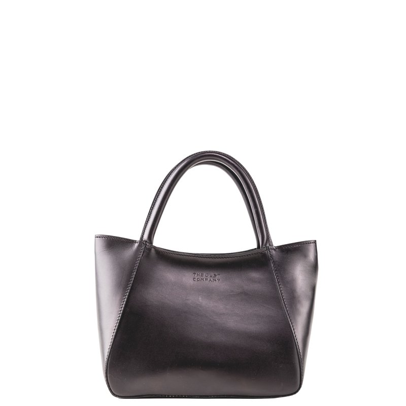 Shop The Dust Company Leather Tote Black