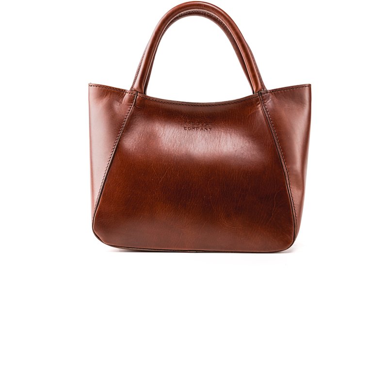 Shop The Dust Company Leather Tote Brown