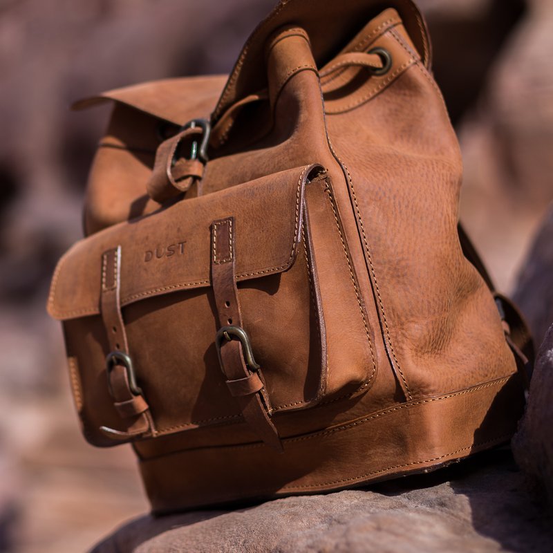 Shop The Dust Company Mod 103 Backpack In Heritage Brown
