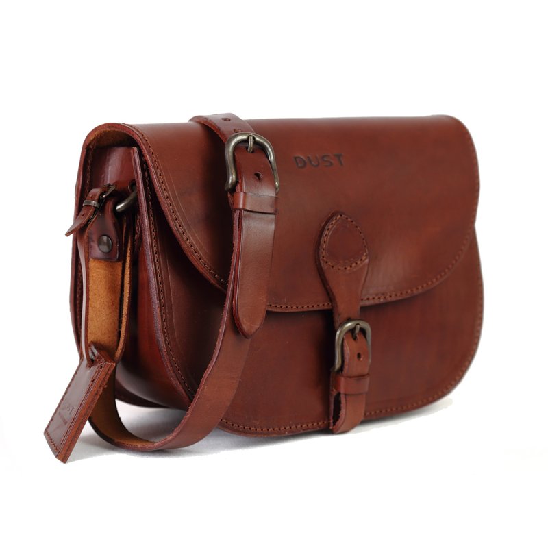 The Dust Company Mod 107 Hobo Bag In Cuoio Havana In Brown