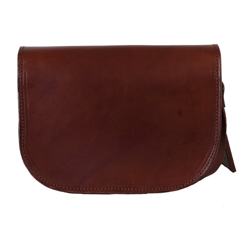 Shop The Dust Company Mod 107 Hobo Bag In Cuoio Havana In Brown