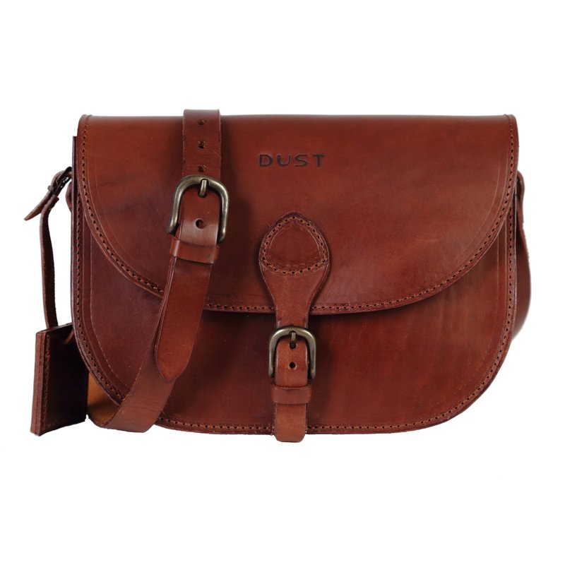 Shop The Dust Company Mod 107 Hobo Bag In Cuoio Havana In Brown