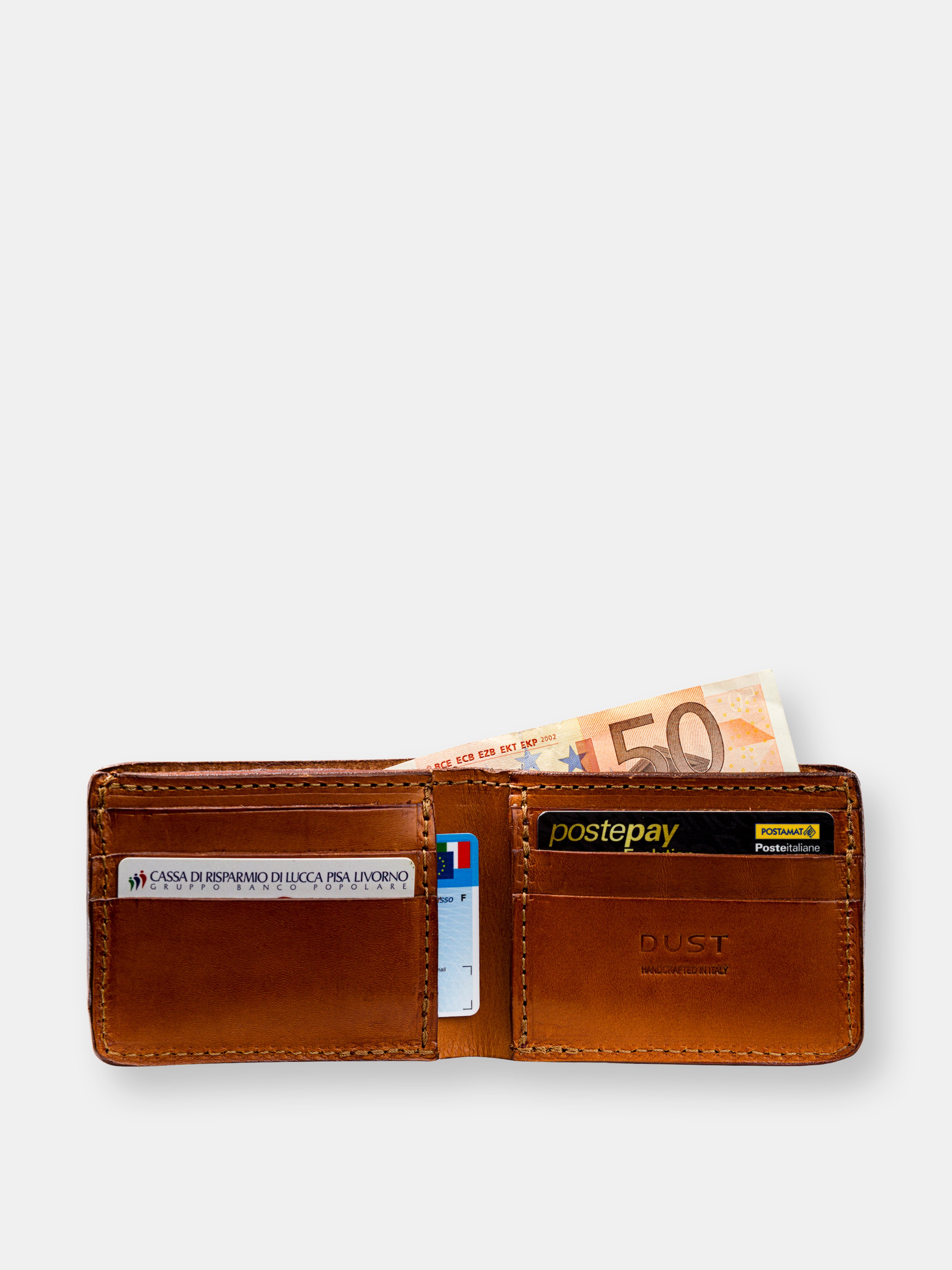Dust Italia The Dust Company Mod 110 Wallet In Cuoio Brown
