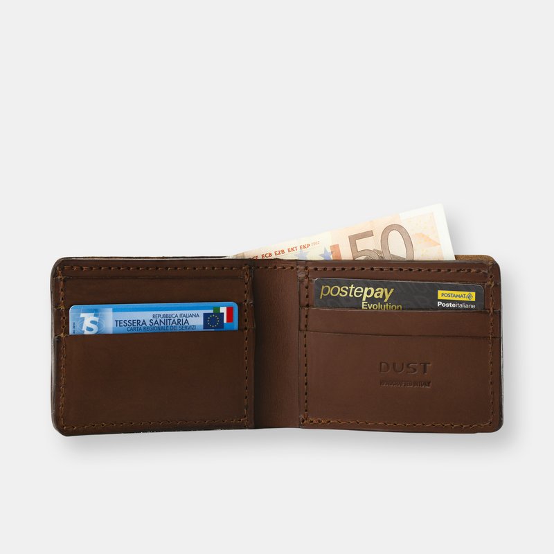 Shop The Dust Company Mod 110 Wallet In Cuoio Havana In Brown