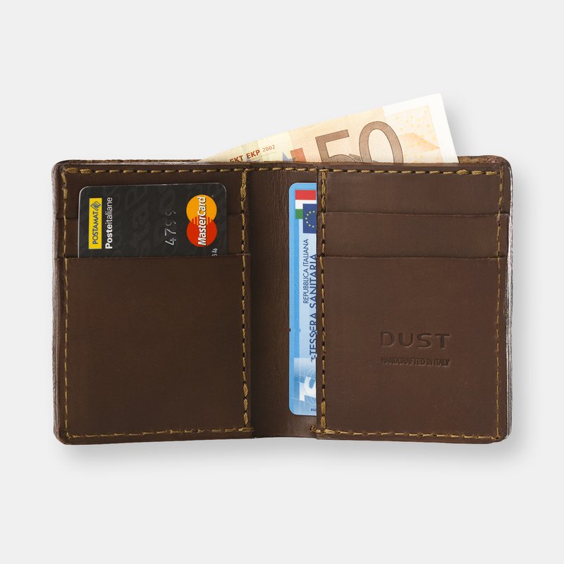 The Dust Company Mod 111 Wallet In Cuoio Havana In Brown