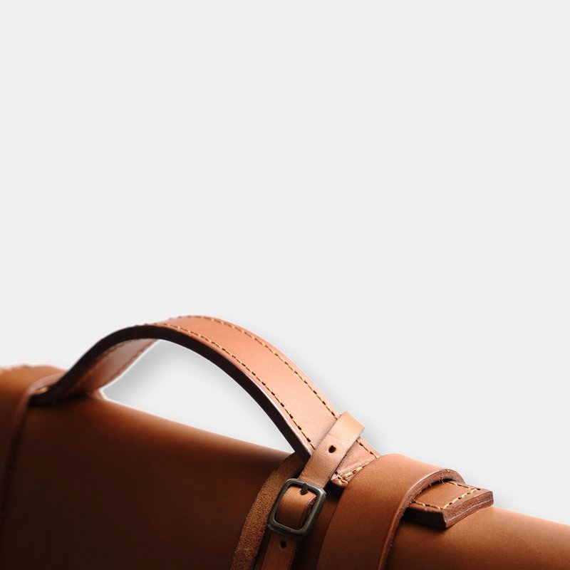Shop The Dust Company Mod 125 Briefcase In Cuoio Brown
