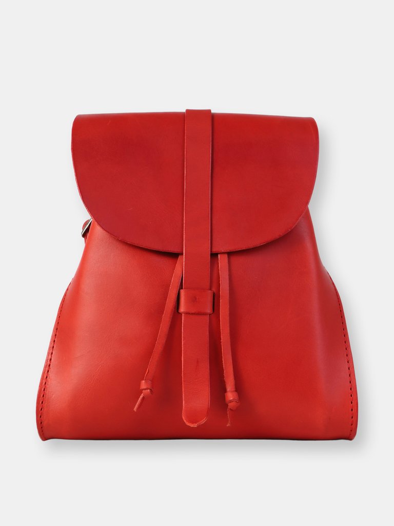 Mod 130 Backpack in Cuoio Red
