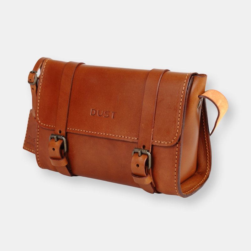 The Dust Company Mod 134 Messenger Bag In Cuoio Brown