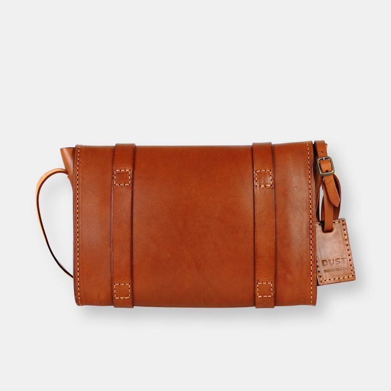 Shop The Dust Company Mod 134 Messenger Bag In Cuoio Brown