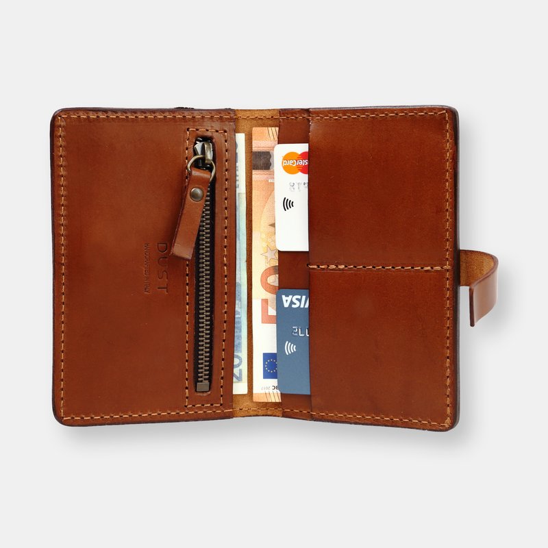 Shop The Dust Company Mod 135 Wallet In Cuoio Brown