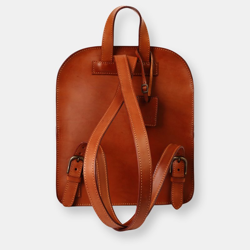 Shop The Dust Company Mod 136 Backpack In Cuoio Brown