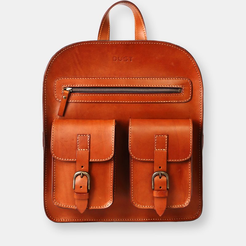 The Dust Company Mod 136 Backpack In Cuoio Brown