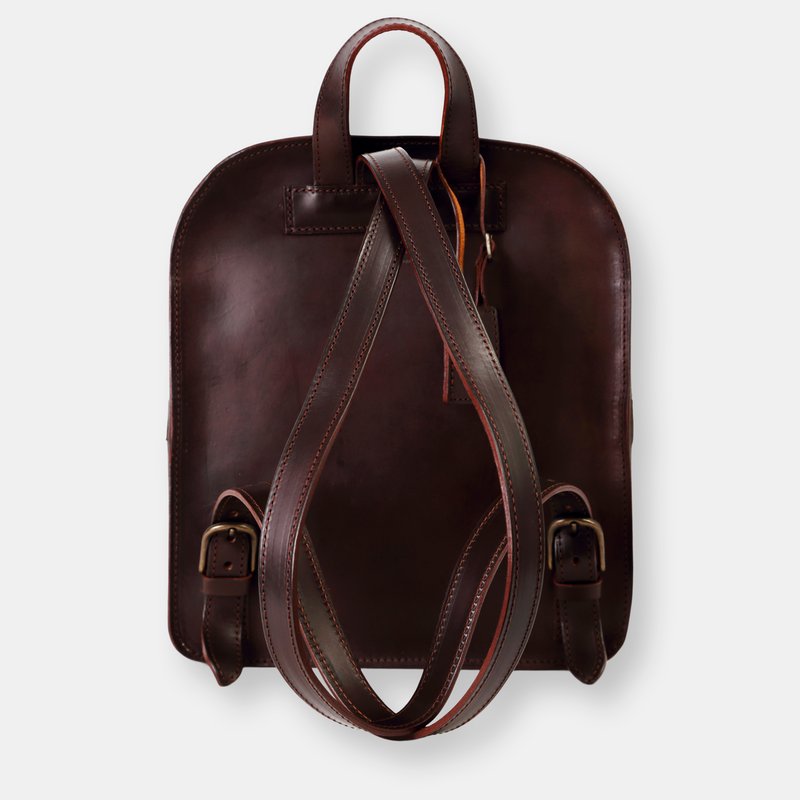 Shop The Dust Company Mod 136 Backpack In Cuoio Havana In Brown