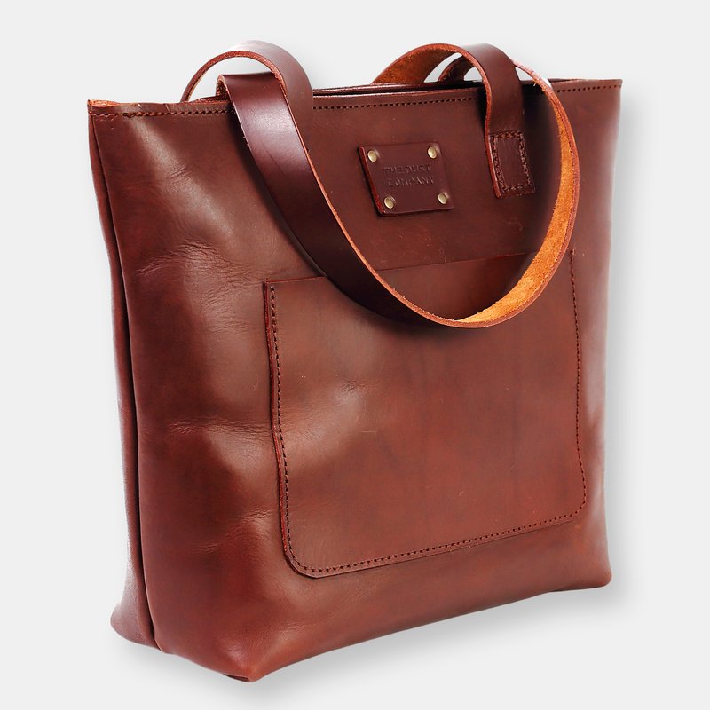 Shop The Dust Company Mod 147 Tote In Cuoio Havana In Brown
