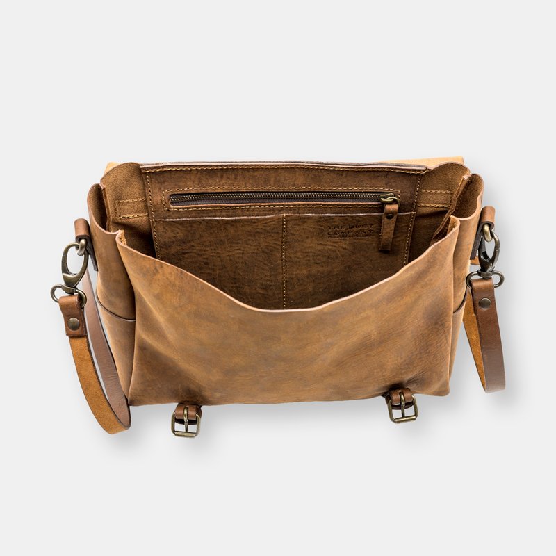 Shop The Dust Company Mod 161 Messenger Bag In Heritage Brown