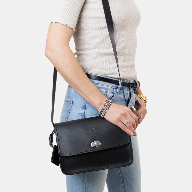 Shop The Dust Company Mod 163 Clutch In Cuoio Black