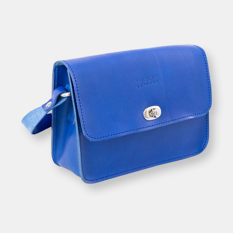 Shop The Dust Company Mod 163 Clutch In Cuoio Blue
