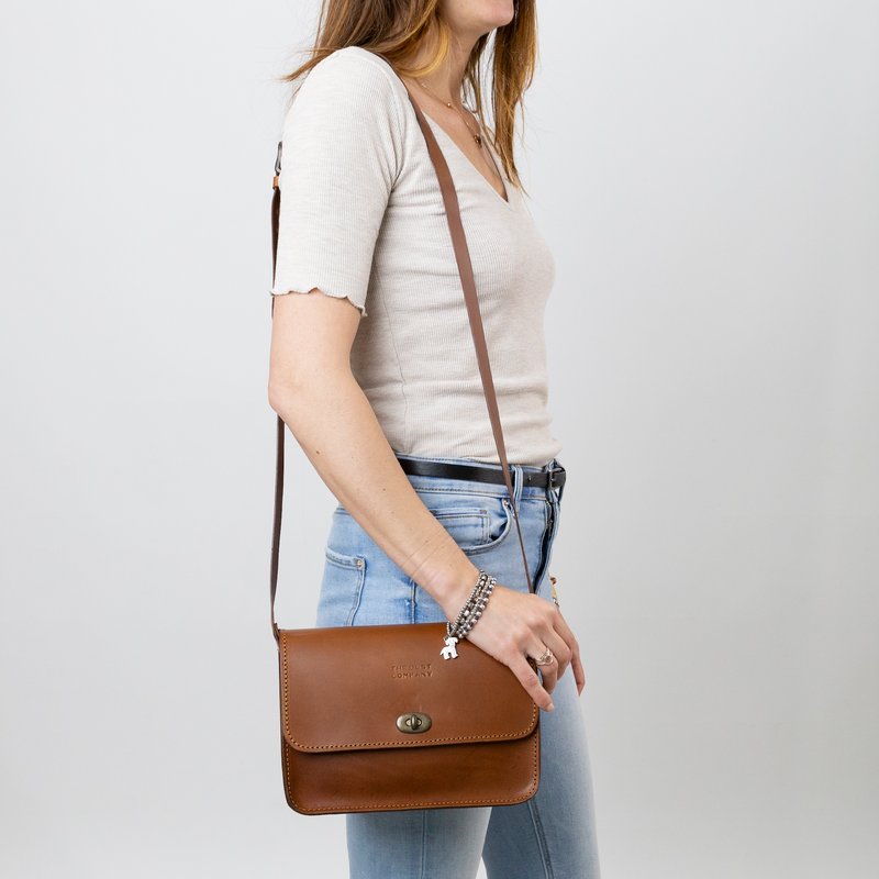 Shop The Dust Company Mod 163 Clutch In Cuoio Brown