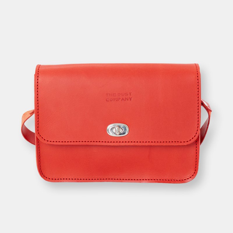 Shop The Dust Company Mod 163 Clutch In Cuoio Red