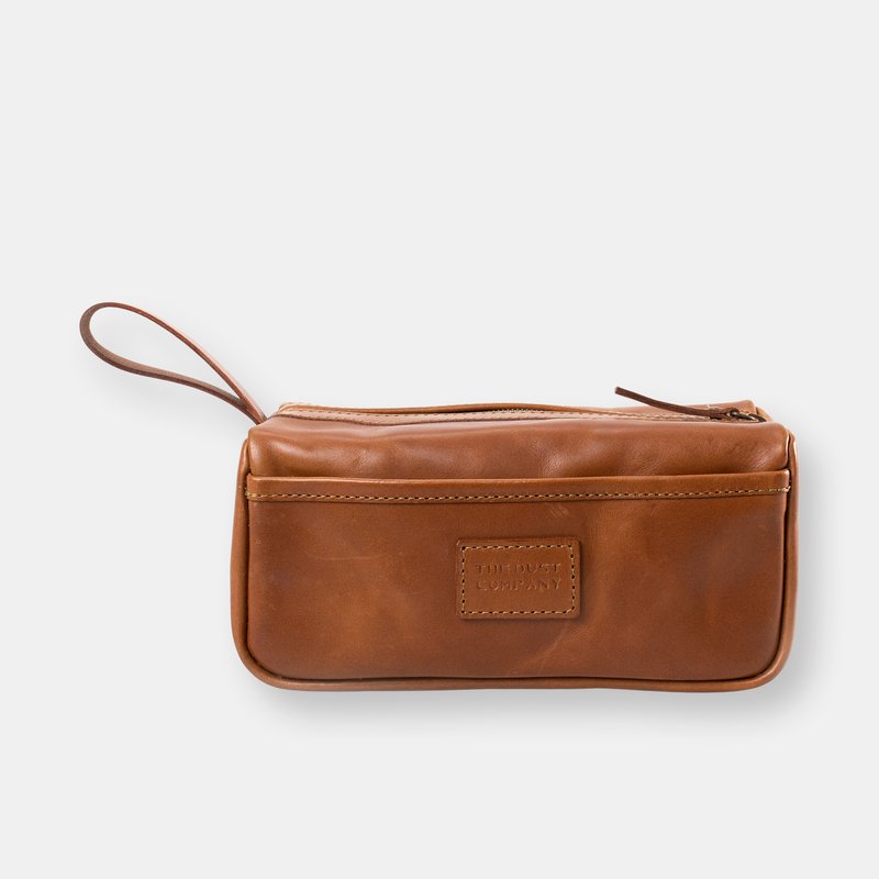 The Dust Company Mod 167 Dopp Kit In Cuoio Brown