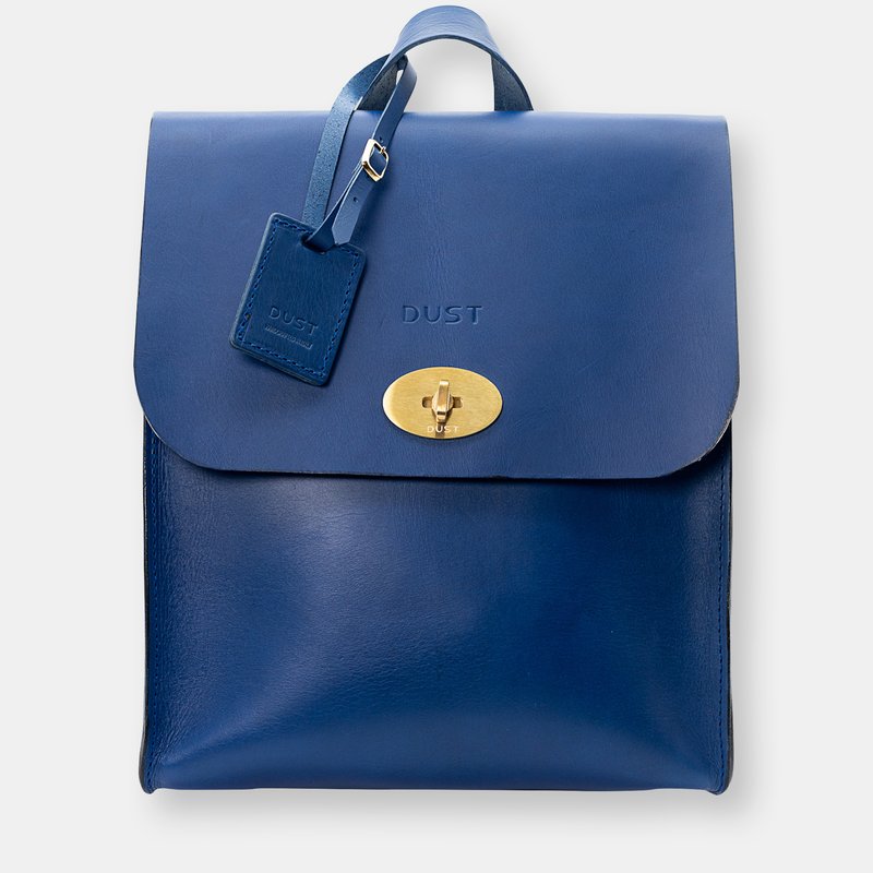 Shop The Dust Company Mod 232 Backpack In Cuoio Blue