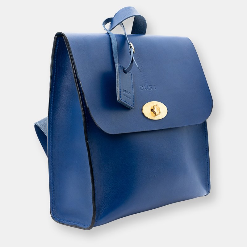 The Dust Company Mod 232 Backpack In Cuoio Blue