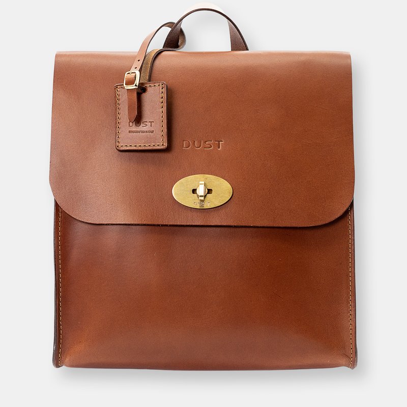 Shop The Dust Company Mod 232 Backpack In Cuoio Brown