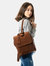Mod 238 Backpack in Leather Suede Brown