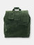 Mod 238 Backpack in Leather Suede Green - Green