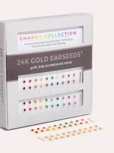 EarSeeds 40 Piece Chakra Swarovski® Crystal EarSeeds product