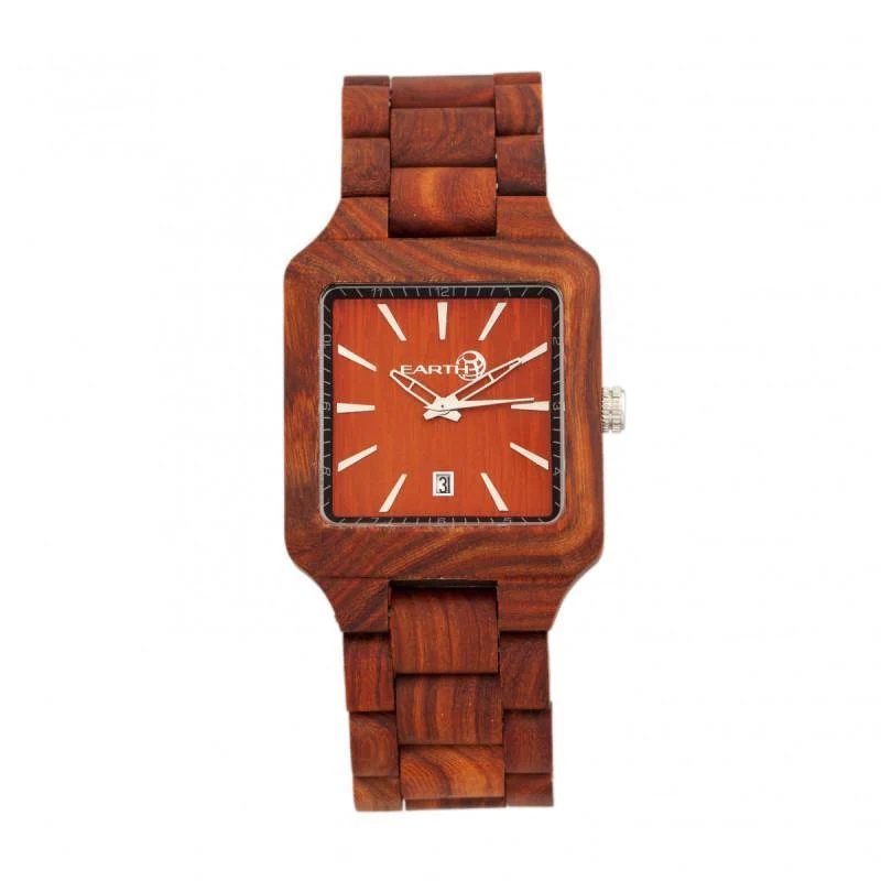 Earth Wood Unisex Arapaho Watch In Red