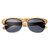 Moonstone Polarized Sunglasses - Zebra/Brown